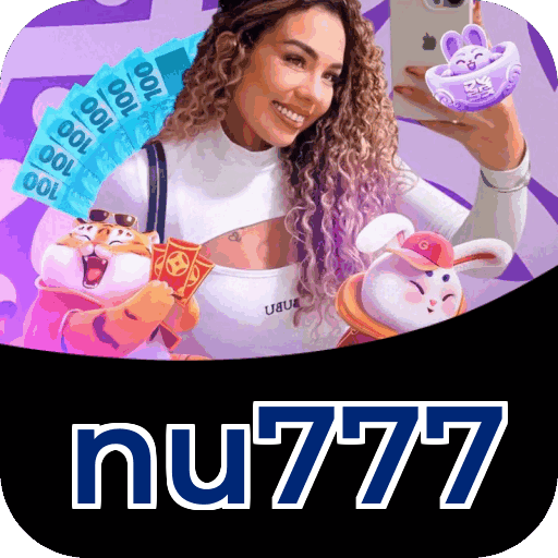 Interface do aplicativo nu777 mostrando jogos disponíveis no iOS e Android